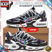 NFL Houston Texans Crucial Catch Intercept Cancer Air Max Plus Shoes Running Sneakers