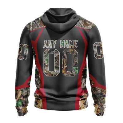 NFL Houston Texans Custom Name Number Camo Hunting Pullover Hoodie