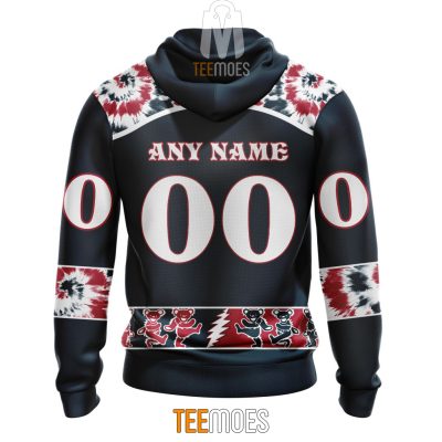 NFL Houston Texans Custom Name Number Grateful Dead Pullover Hoodie