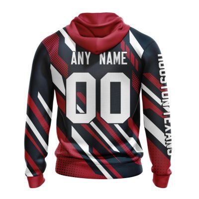 NFL Houston Texans Custom Name Number MotoCross Concept Pullover Hoodie