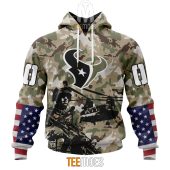 Nfl Houston Texans Custom Name Number Veteran Salute To Service Pullover Hoodie 2436.jpg - demo10