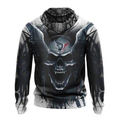 NFL Houston Texans Special Kits With Skull Pullover Hoodie