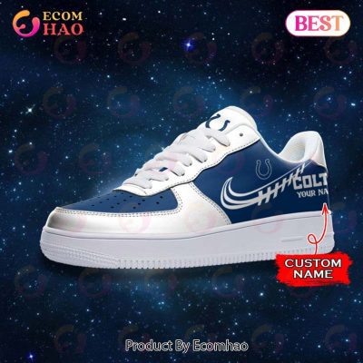 NFL Indianapolis Colts Air Force 1 Sneaker Custom Name