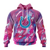 NFL Indianapolis Colts Breast Cancer Pullover Hoodie