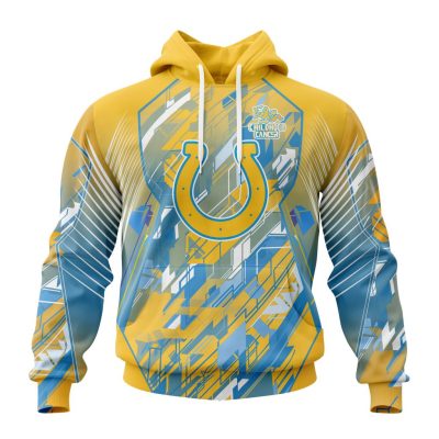 NFL Indianapolis Colts Childhood Cancers Pullover Hoodie