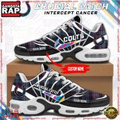 NFL Indianapolis Colts Crucial Catch Intercept Cancer Air Max Plus Shoes Running Sneakers
