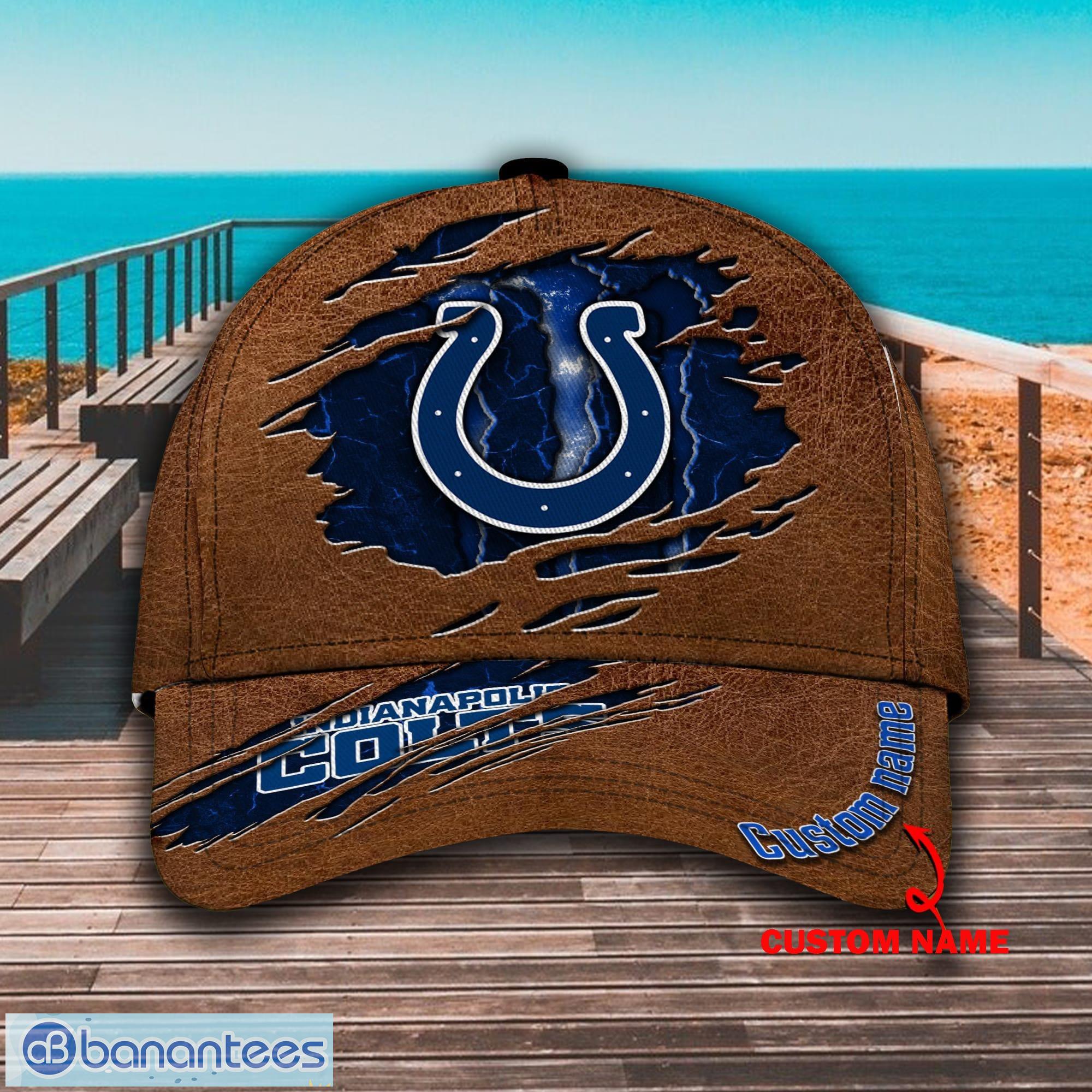 NFL Indianapolis Colts Custom Name Brown Classic Cap NFL Indianapolis Colts Custom Name Brown Classic Cap
