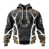 NFL Indianapolis Colts Custom Name Number Camo Hunting Pullover Hoodie