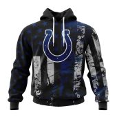 Nfl Indianapolis Colts Custom Name Number Classic Grunge American Flag Pullover Hoodie 4519.jpg - demo10