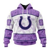 Nfl Indianapolis Colts Custom Name Number Fight Cancer Pullover Hoodie Front.jpg - demo10