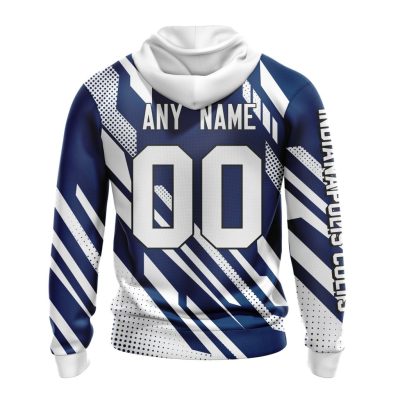 NFL Indianapolis Colts Custom Name Number MotoCross Concept Pullover Hoodie