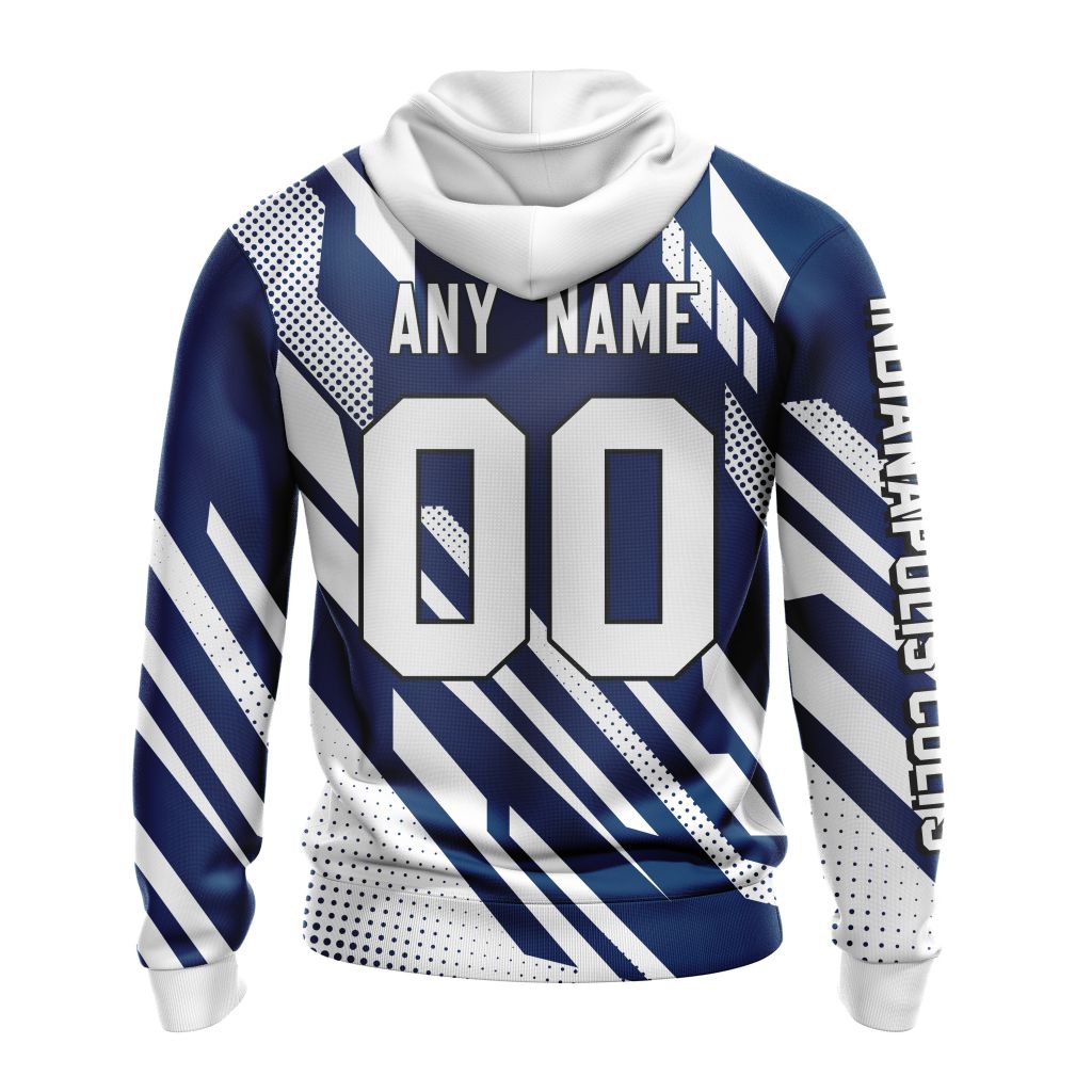NFL Indianapolis Colts Custom Name Number MotoCross Concept Pullover Hoodie NFL Indianapolis Colts Custom Name Number MotoCross Concept Pullover Hoodie