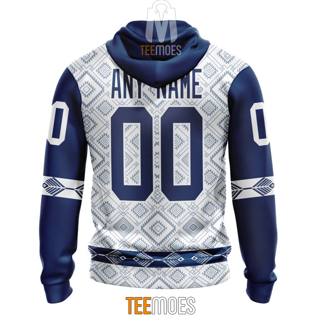 NFL Indianapolis Colts Custom Name Number Native Pattern Pullover Hoodie NFL Indianapolis Colts Custom Name Number Native Pattern Pullover Hoodie