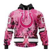 Nfl Indianapolis Colts Custom Name Number Pink Breast Cancer Pullover Hoodie 3435.jpg - demo10