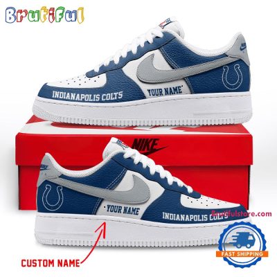 NFL Indianapolis Colts Limited Edition Personalized Air Force 1 Shoes Sneaker