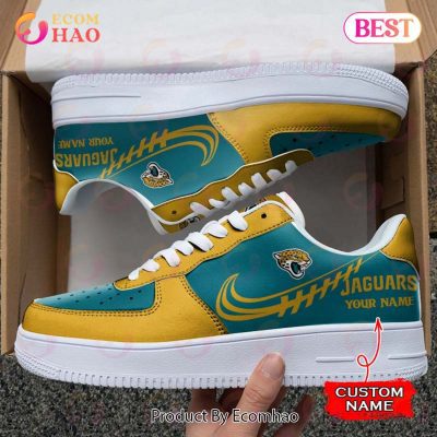 NFL Jacksonville Jaguars Air Force 1 Sneaker Custom Name