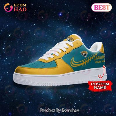 NFL Jacksonville Jaguars Air Force 1 Sneaker Custom Name