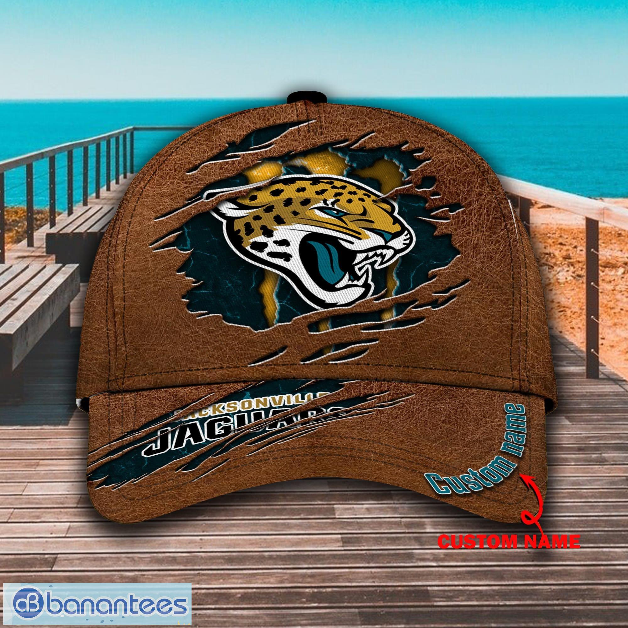 NFL Jacksonville Jaguars Custom Name Brown Classic Cap NFL Jacksonville Jaguars Custom Name Brown Classic Cap