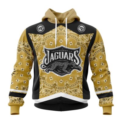 NFL Jacksonville Jaguars Custom Name Number Classic Style Pullover Hoodie