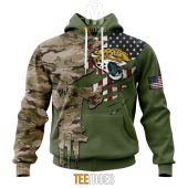 Nfl Jacksonville Jaguars Custom Name Number Green Camo Us Military Pullover Hoodie 1431.jpg - demo10