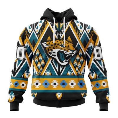 NFL Jacksonville Jaguars Custom Name Number Native Concepts Pullover Hoodie