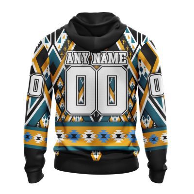 NFL Jacksonville Jaguars Custom Name Number Native Concepts Pullover Hoodie