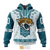 Nfl Jacksonville Jaguars Custom Name Number Native Pattern Pullover Hoodie 1616.jpg - demo10