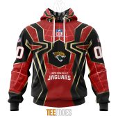 Nfl Jacksonville Jaguars Custom Name Number Spider Man Pullover Hoodie 2159.jpg - demo10