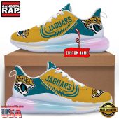NFL Jacksonville Jaguars Custom Rainbow Atmospheric Air Force 1 Sneaker Shoes