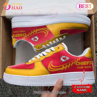 NFL Kansas City Chiefs Air Force 1 Sneaker Custom Name
