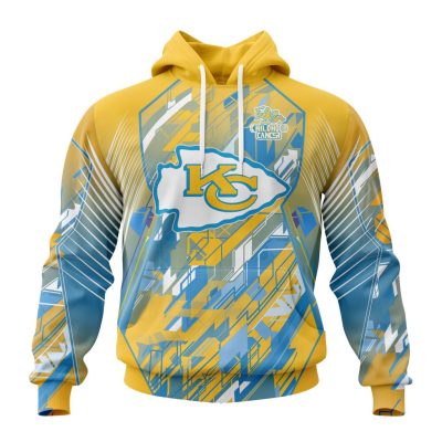 NFL Kansas City Chiefs Childhood Cancers Pullover Hoodie