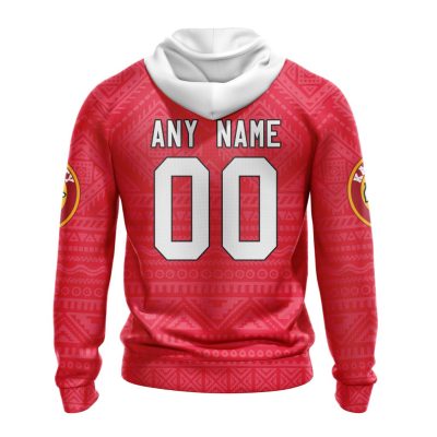 NFL Kansas City Chiefs Custom Name Number Kits For Dia De Muertos Pullover Hoodie
