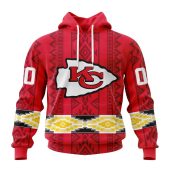 NFL Kansas City Chiefs Custom Name Number Native Concepts Pullover Hoodie