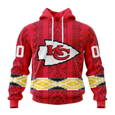 NFL Kansas City Chiefs Custom Name Number Native Concepts Pullover Hoodie