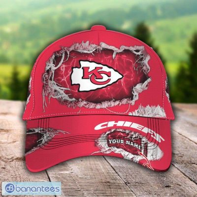 NFL Kansas City Chiefs Custom Name Red Classic Cap