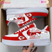 NFL Kansas City Chiefs Special Logo Style Air Force 1 Sneakers