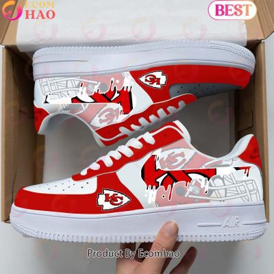 NFL Kansas City Chiefs Special Logo Style Air Force 1 Sneakers