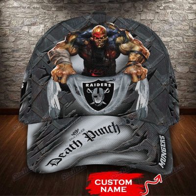 NFL Las Vegas Raiders Custom Name Five Finger Death Punch Classic Cap