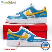 NFL Los Angeles Charger Limited Edition Personalized Air Force 1 Shoes Sneaker