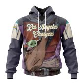 Nfl Los Angeles Chargers Custom Name Number Mandalorian And Baby Yoda Pullover Hoodie 0710.jpg - demo10