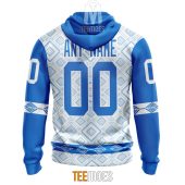 Nfl Los Angeles Chargers Custom Name Number Native Pattern Pullover Hoodie 2429.jpg - demo10