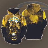NFL Los Angeles Chargers Jason Voorhees Halloween Pullover Hoodie