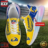 Nfl Los Angeles Rams Custom Rainbow Atmospheric Cushion Running Shoes Womens Sneaker6150.jpg - demo10