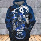 NFL Los Angeles Rams Jason Voorhees Horror Pullover Hoodie