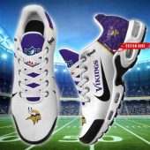 NFL Minnesota Vikings Air Max Plus Running Shoes Custom Name