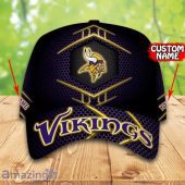 NFL Minnesota Vikings Custom Name Black Classic Cap