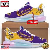 Nfl Minnesota Vikings Custom Rainbow Atmospheric Cushion Running Shoes Womens Sneaker2868.jpg - demo10