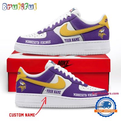NFL Minnesota Vikings Limited Edition Personalized Air Force 1 Shoes Sneaker