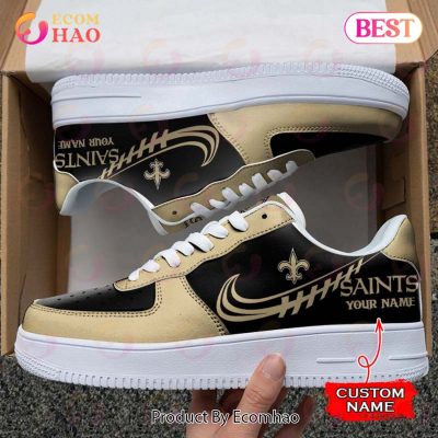 NFL New Orleans Saints Air Force 1 Sneaker Custom Name