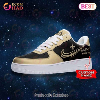 NFL New Orleans Saints Air Force 1 Sneaker Custom Name